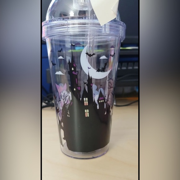 Disney Tumbler With Straw - Mickey's Not So Scary Halloween Party 2019 - Picture 4 of 7